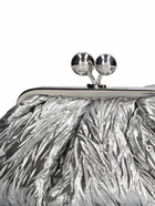 WEEKEND MAX MARA Danza Laminated Jacquard Clutch