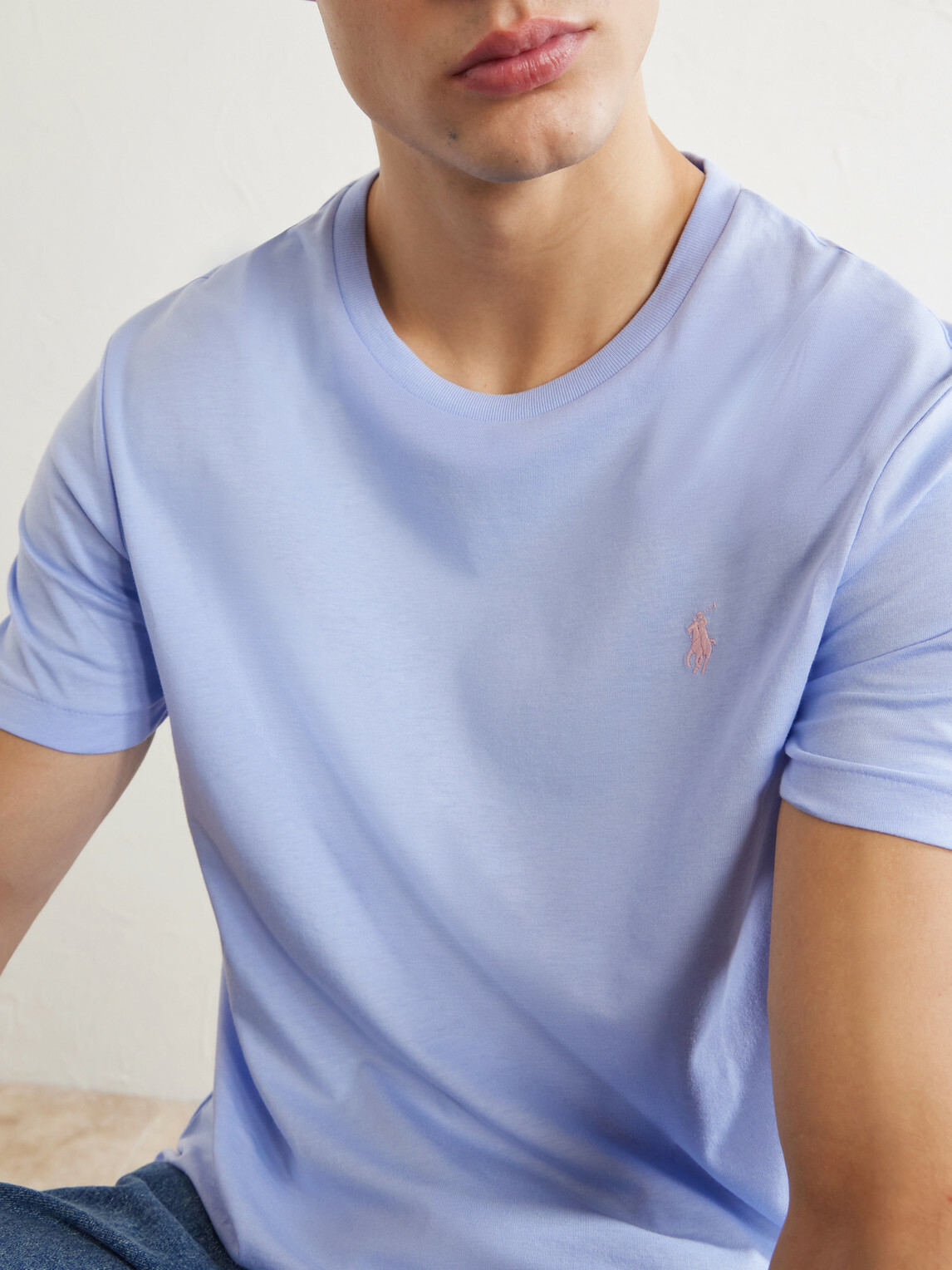 Polo Ralph Lauren - Logo-Embroidered Cotton-Jersey T-Shirt - Blue