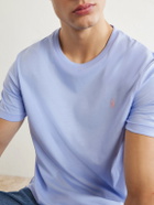 Polo Ralph Lauren - Logo-Embroidered Cotton-Jersey T-Shirt - Blue