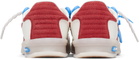 Off-White White & Red New Slim Sneakers
