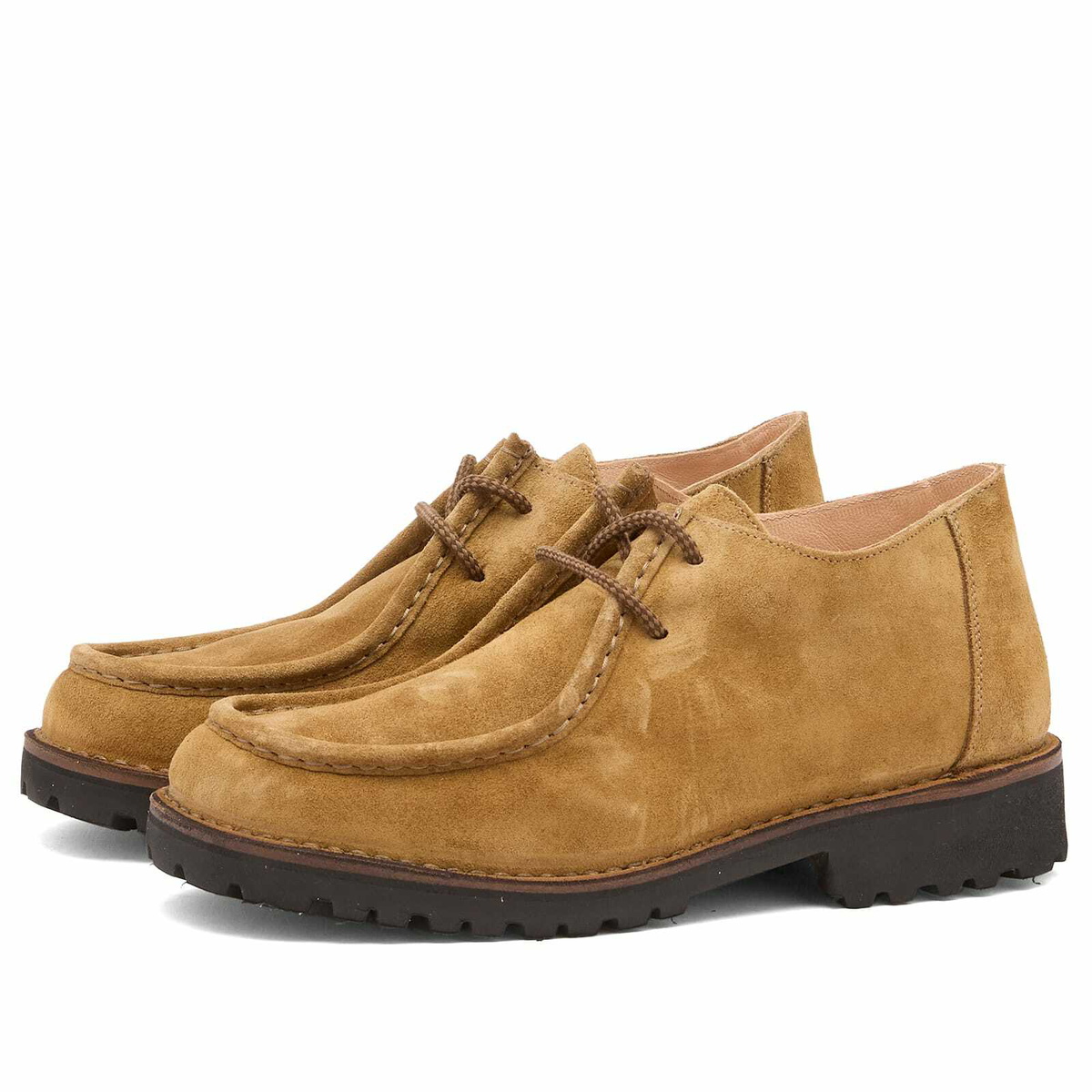 Astorflex Men's Beenflex Rubber Sole Suede Shoes in Whiskey