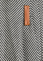 Forte_forte Chevron Wool Straight-leg Trousers Grey