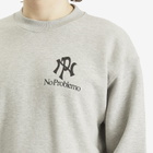 No Problemo Men's NYP Sweatshirt in Grey Marl