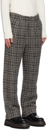 AURALEE Gray Homespun Trousers