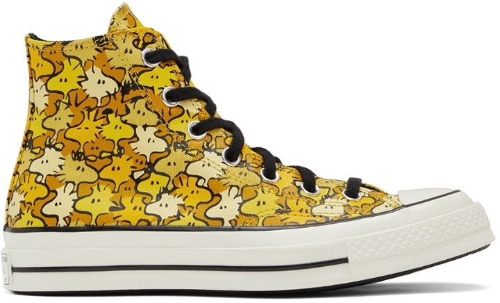 Photo: Converse Yellow Peanuts Editions Chuck 70 Sneakers