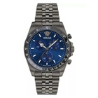 Versace Greca Chrono Wave Quartz Blue Dial Mens Watch VE0H00625