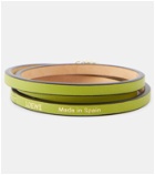 Loewe Twist Anagram leather bracelet