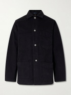 Drake's - Denim Chore Jacket - Black