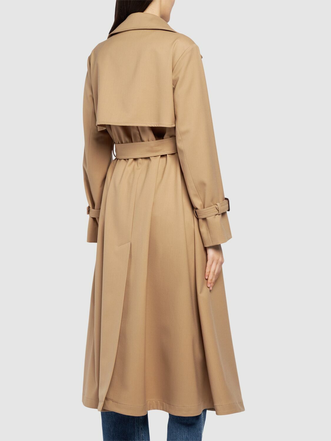 Weekend Max Mara ダブルブレストトレンチコート「FATUO」 WEEKEND MAX MARA Fatuo Wool Blend Trench Coat Weekend Max Mara