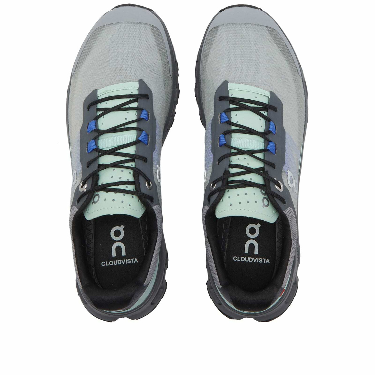 ON Men's Cloudvista Sneakers in Alloy/Black On