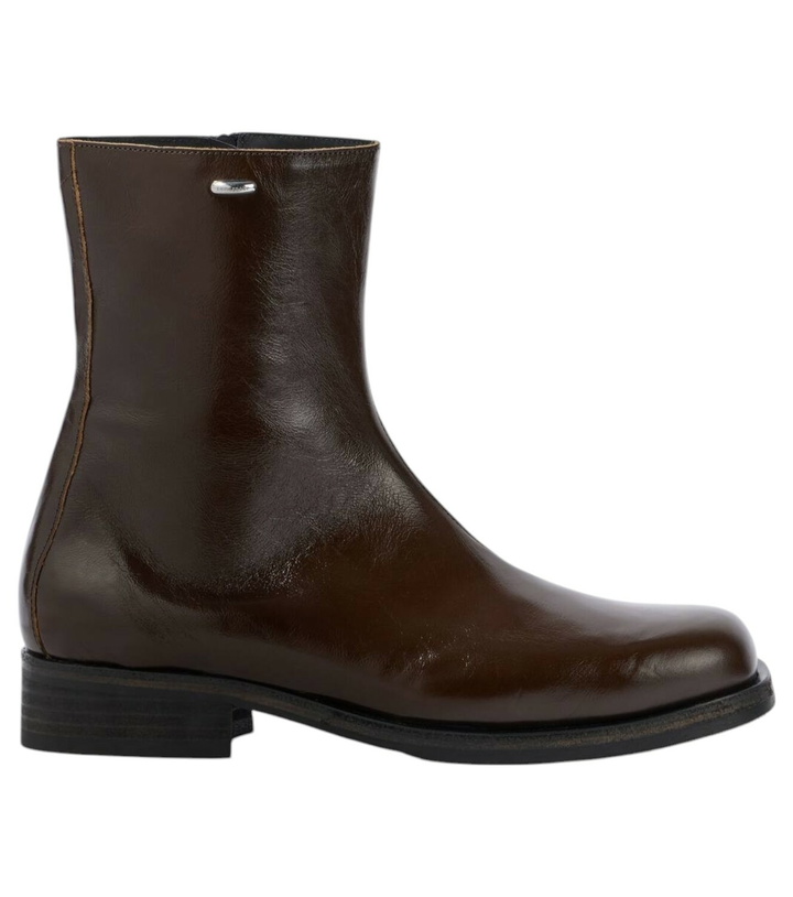 Photo: Our Legacy Camion leather ankle boots