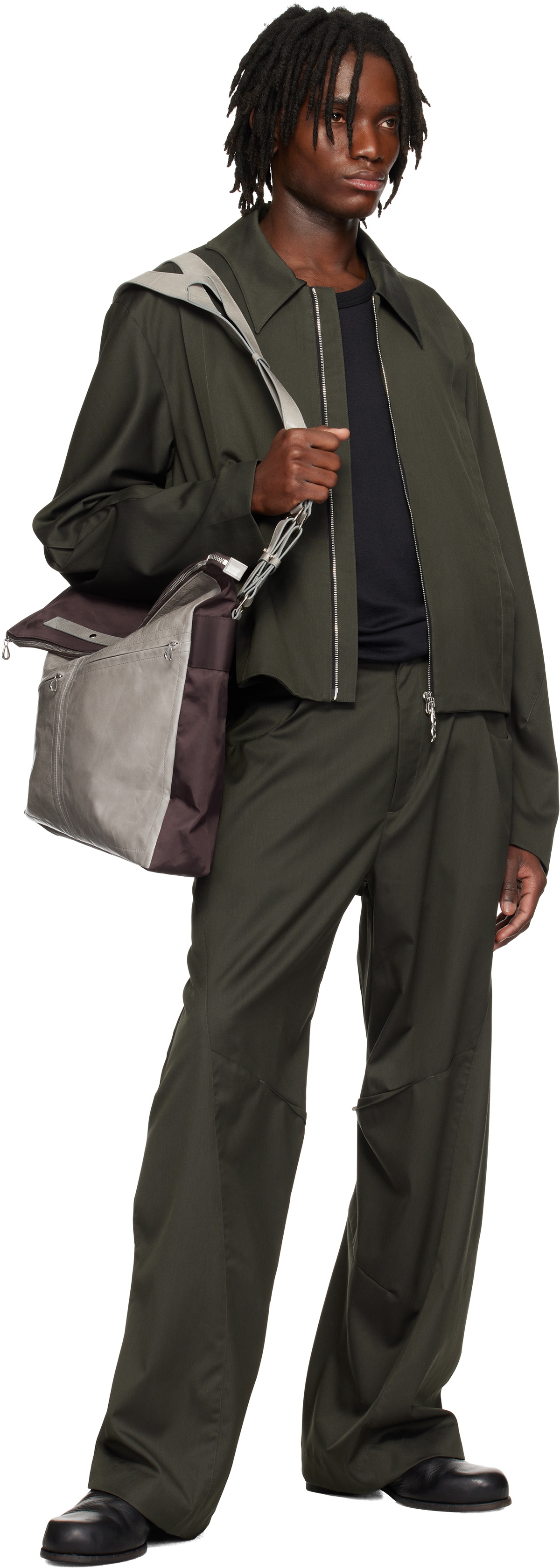 CMMAWEAR Khaki Batwing Jacket CMMAWEAR