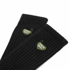Human Made Men's Pile Heart Socks in Black