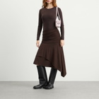 Feners Women's Gresca Skirt in Chocolat