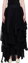 ALAINPAUL Black Tights Maxi Skirt