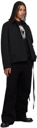 Ann Demeulemeester Black Jakson Light Caban Jacket