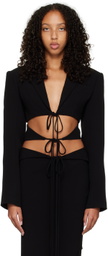 Lado Bokuchava Black Shibari Blazer