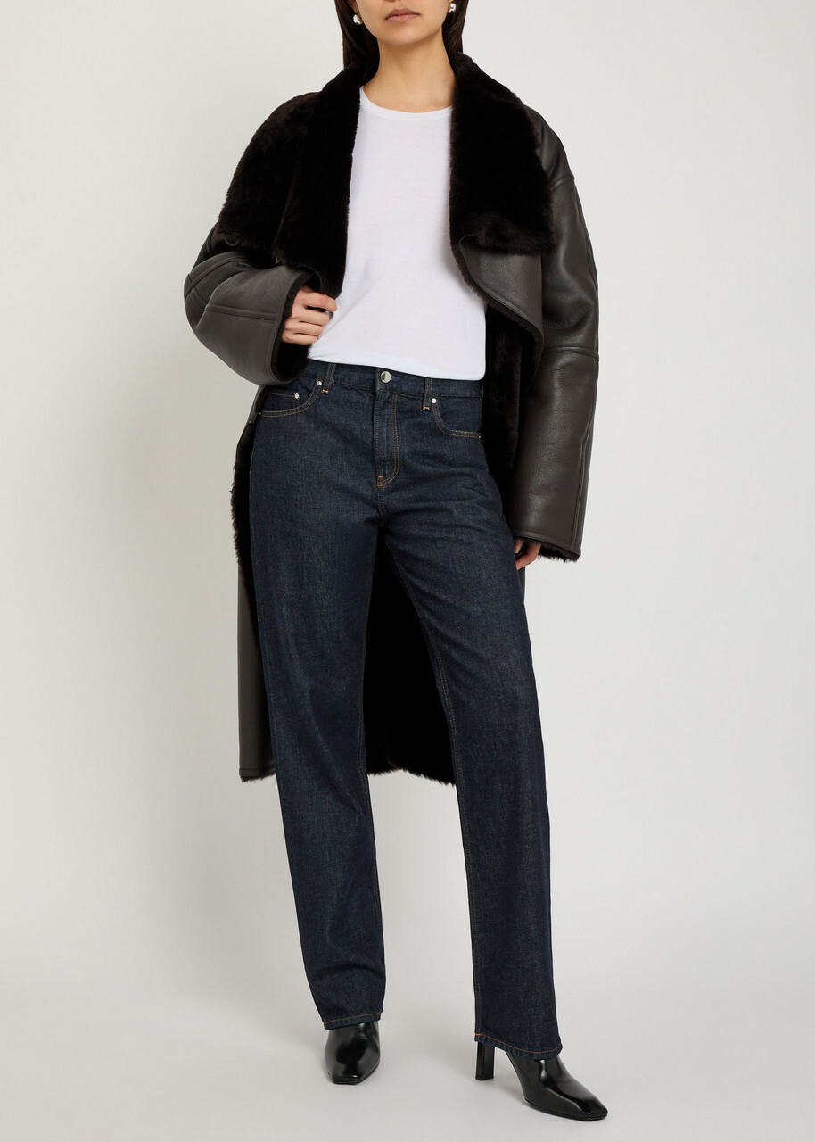 Toteme Straight-leg Jeans Dark Blue