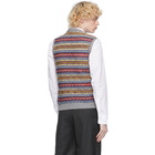 Maison Margiela Multicolor Reverse Fair Isle Vest