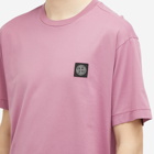 Stone Island Men's Patch T-Shirt in Rose Quartz