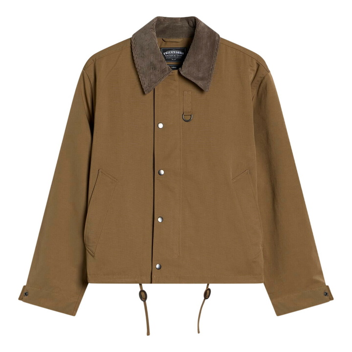 Photo: FrizmWORKS Men's Heritage Hunting Jacket 002 in Tan