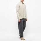 A Kind of Guise Men's Dullu Overshirt in Fuzzy Sesame