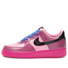 Nike Air Force 1 Low QS Sneaker in Pink Cooler/Mulberry Rose/Hyper Blue