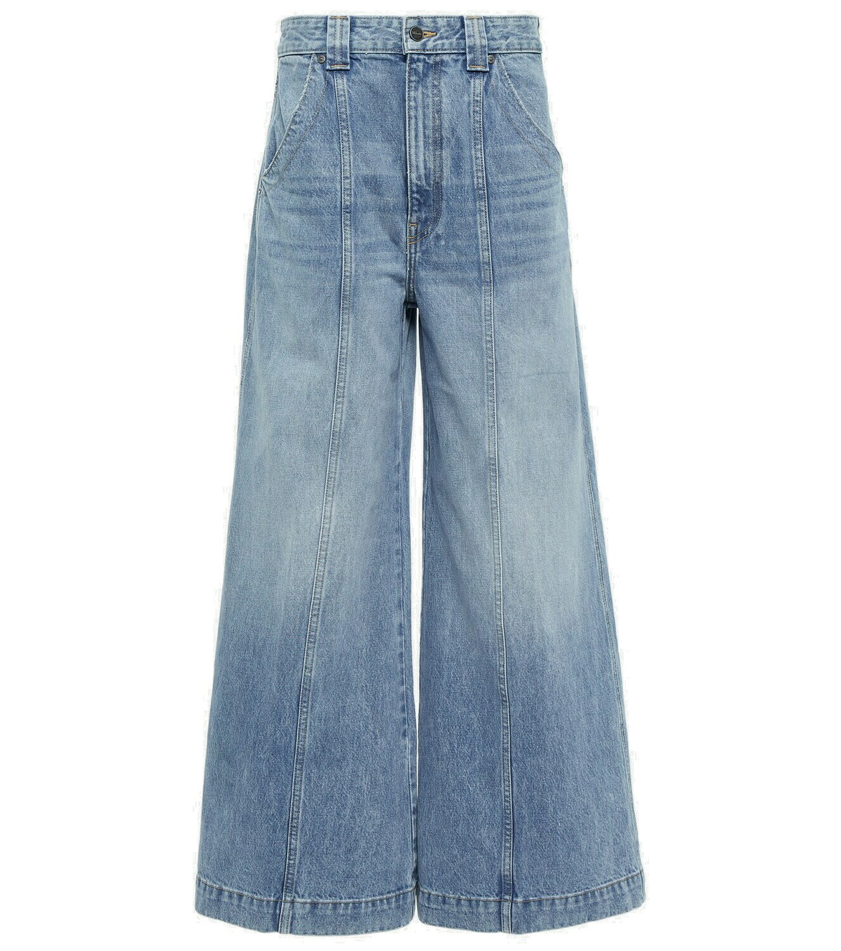 Khaite Jackie low-rise wide-leg jeans Khaite