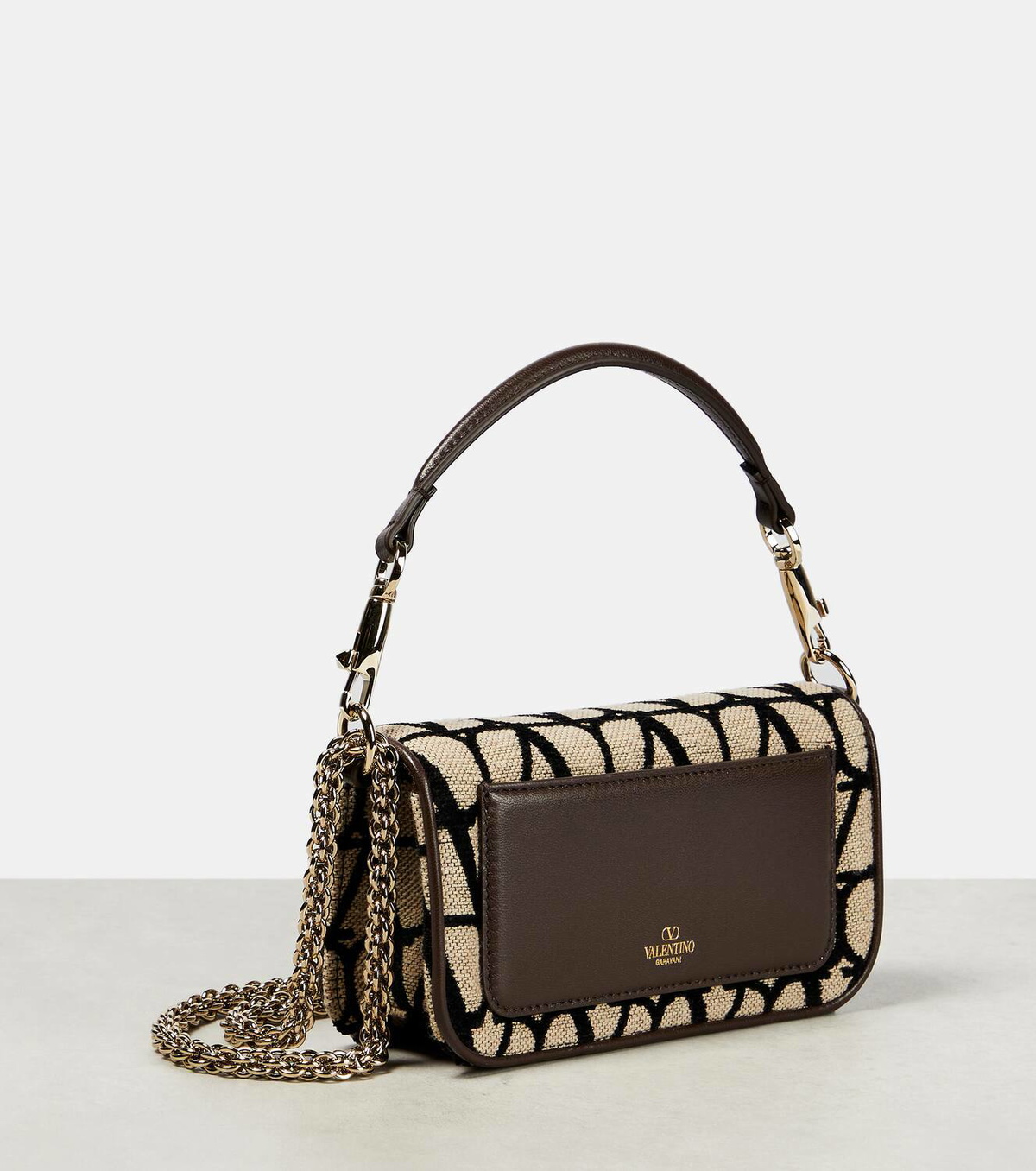 関税送料込み- VALENTINO SMALL TOILE ICONOGRAPHE Small Valentino Garavani Locò Toile Iconographe Shoulder Bag