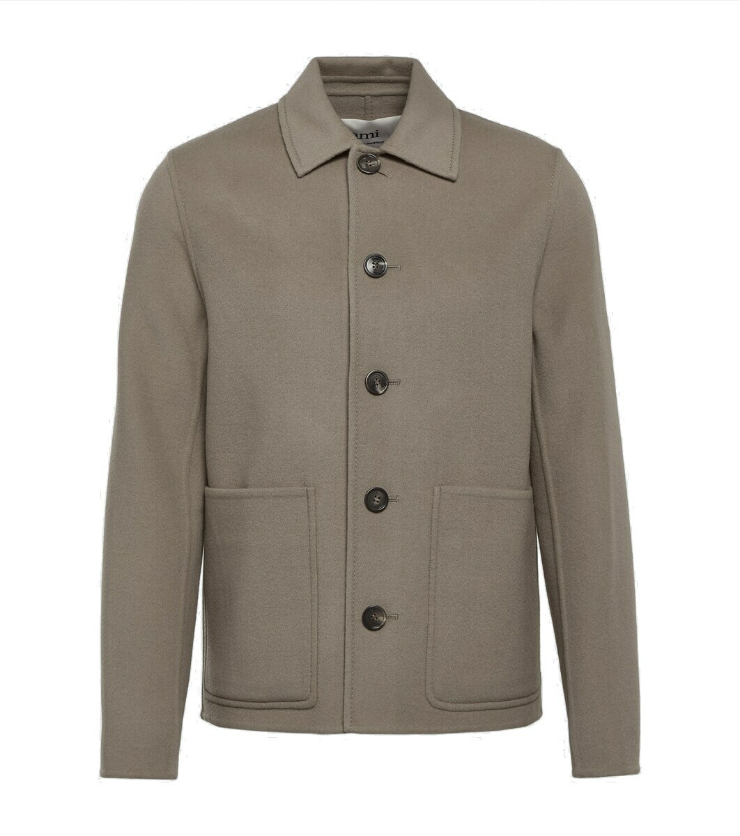 Ami Paris Wool and cashmere jacket AMI