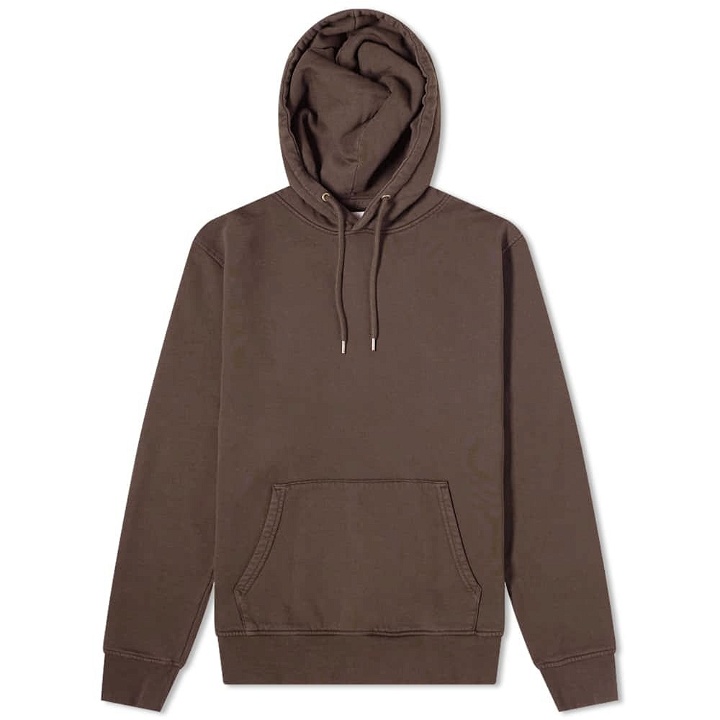 Photo: Colorful Standard Men's Classic Organic Popover Hoody in Coffee Brown