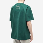 Wooyoungmi Men's Box Logo T-Shirt in Fresh Green