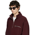 Garrett Leight Black Palmera Sunglasses