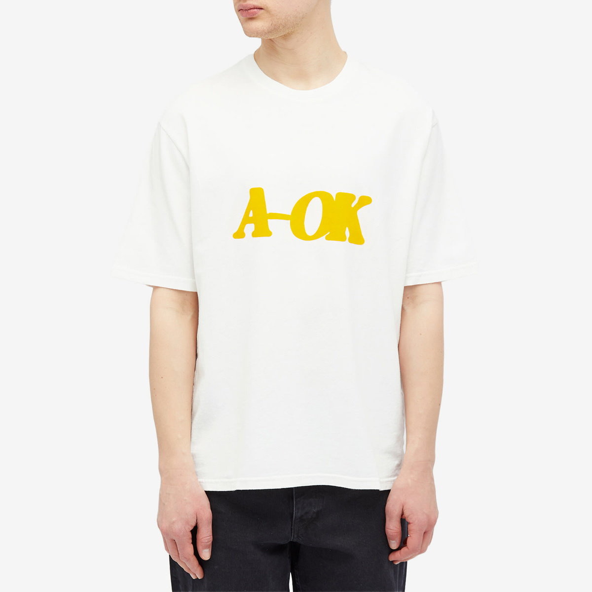 Magic Castles Men's A-OK T-Shirt in Off White