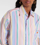 Etro Oversized striped cotton shirt
