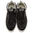 Golden Goose Black Nubuck Mid Star Sneakers