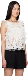 SEA NY White Marja Top