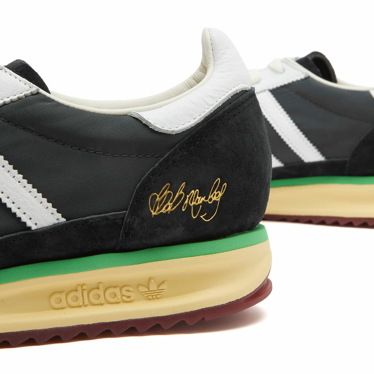 adidas gazelle silver green womens Adidas Men's Adizero EVO SL 'Bob Marley' Core Black / Vivid Green / Bold  Gold Running Shoes