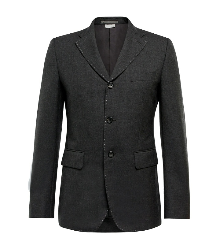 Photo: Comme des Garcons Homme Deux - Single-breasted wool blazer