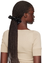 Nanushka Black Lou Scrunchie