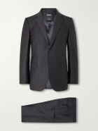 Zegna - Merino Wool-Twill Suit - Black