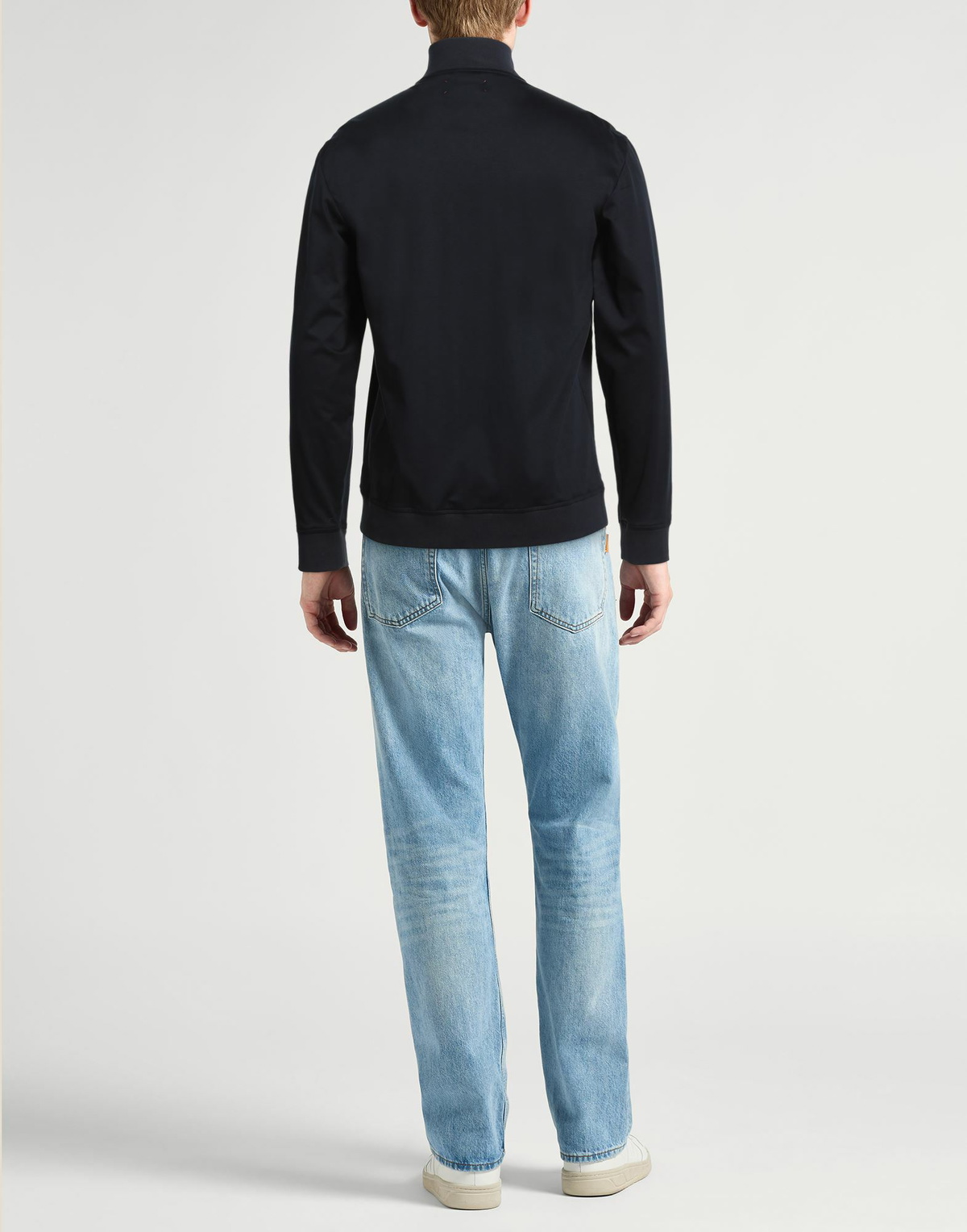 Kiton Mens Sweatshirt Midnight in Blue