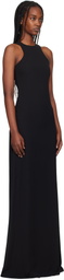 Mônot Black Tank Top Maxi Dress