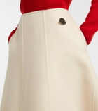 Moncler Genius x Jil Sander virgin wool midi skirt