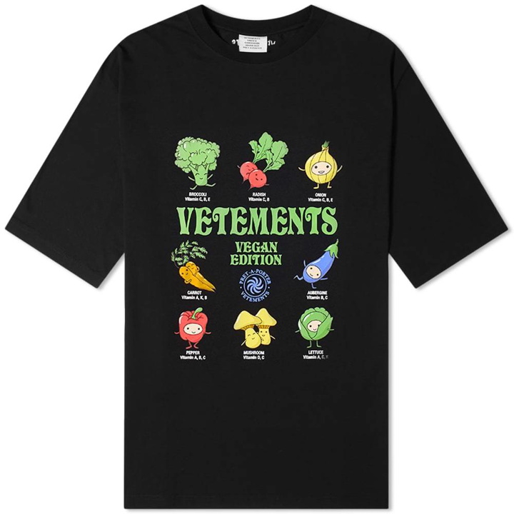 Photo: VETEMENTS Vegan Logo Oversized Tee