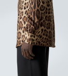 Dolce&Gabbana Leopard-print silk shirt