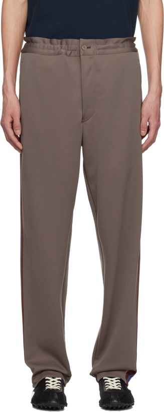 Photo: Comme des Garçons Homme Deux Brown Striped Track Pants