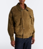 Saint Laurent Suede blouson jacket