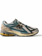 New Balance - 1906R Mesh and Leather Sneakers - Green
