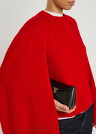 Toteme Cape-effect Cashmere Jumper Red